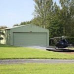 Helicopter Hangar External