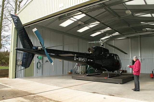 Helicopter Hangar Internal